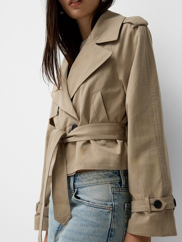 Veste mi-saison Bershka en gris