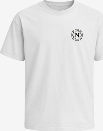 Neverless Shirt 'Germany 1954' in Weiß: Vorderseite