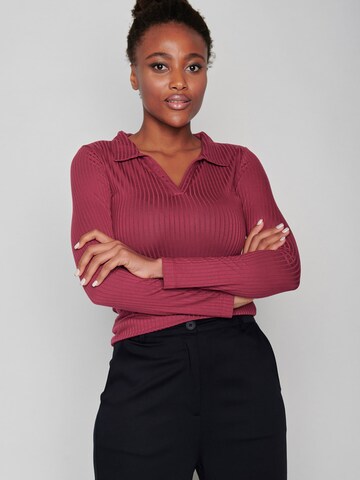 GREENBOMB Shirt in Rood: voorkant
