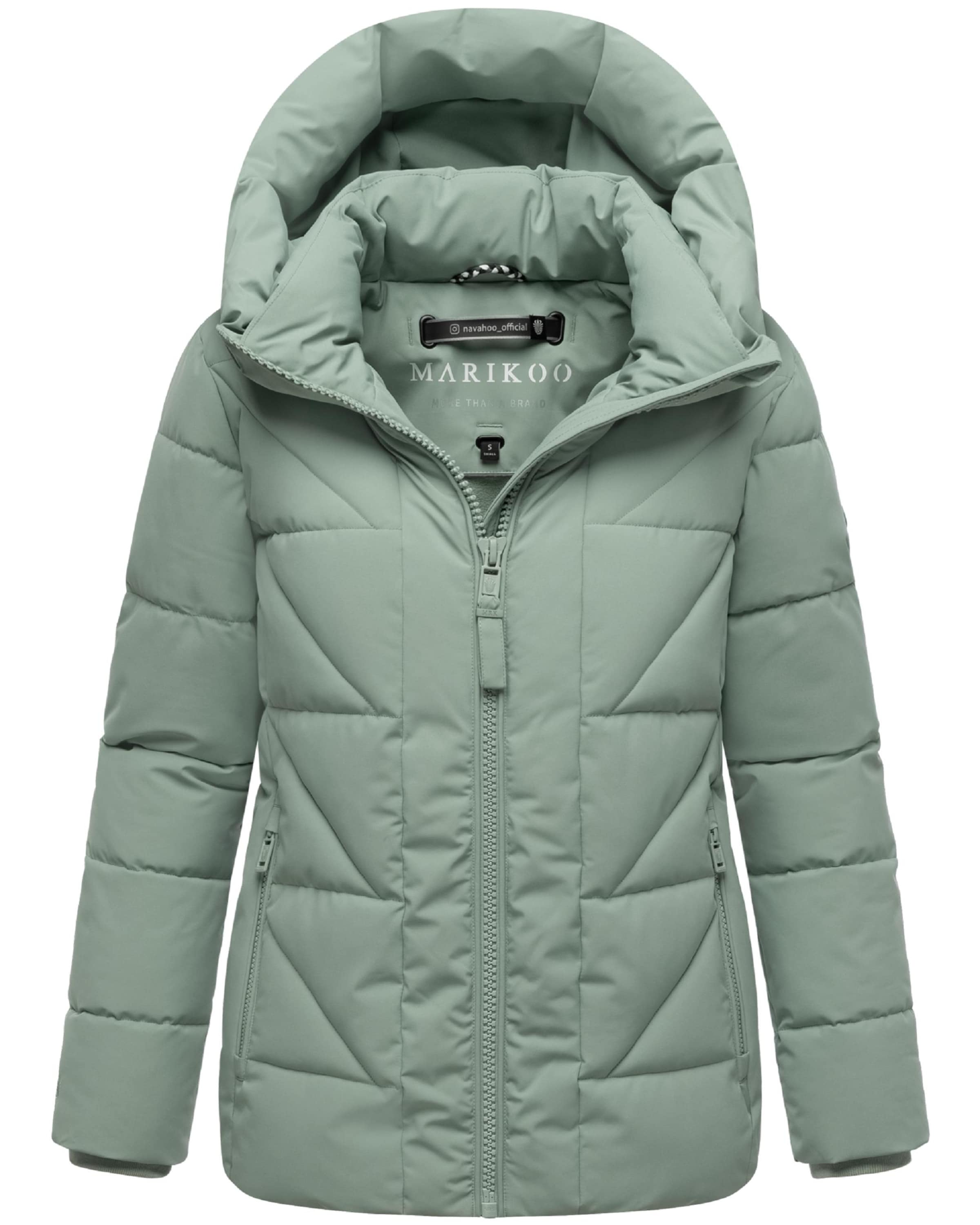 Veste d’hiver 'Kuschelnasee 16' MARIKOO en vert