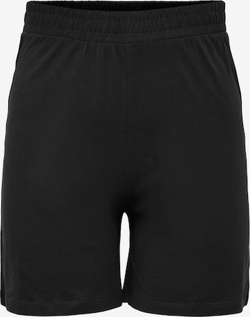 Regular Pantalon 'April' ONLY Carmakoma en noir : devant