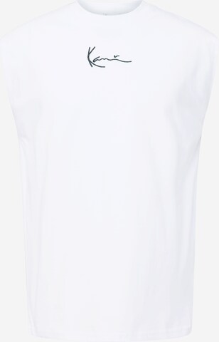 T-Shirt Karl Kani en blanc : devant