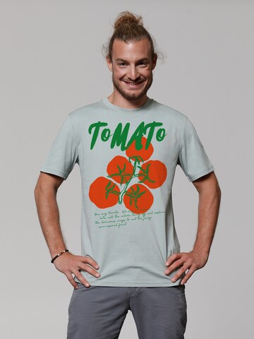 Watapparel Shirt 'Tomato' in Groen: voorkant