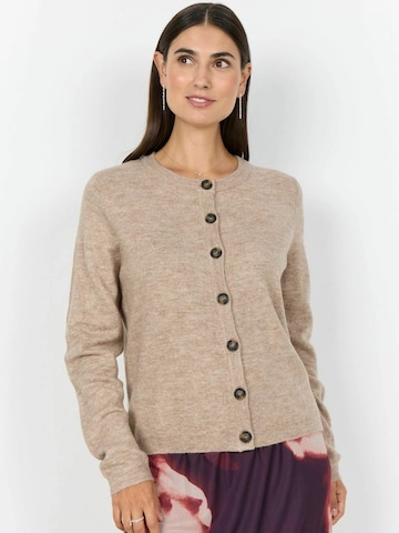 Soyaconcept Strickjacke ' ORLEAN ' in Beige: Vorderseite