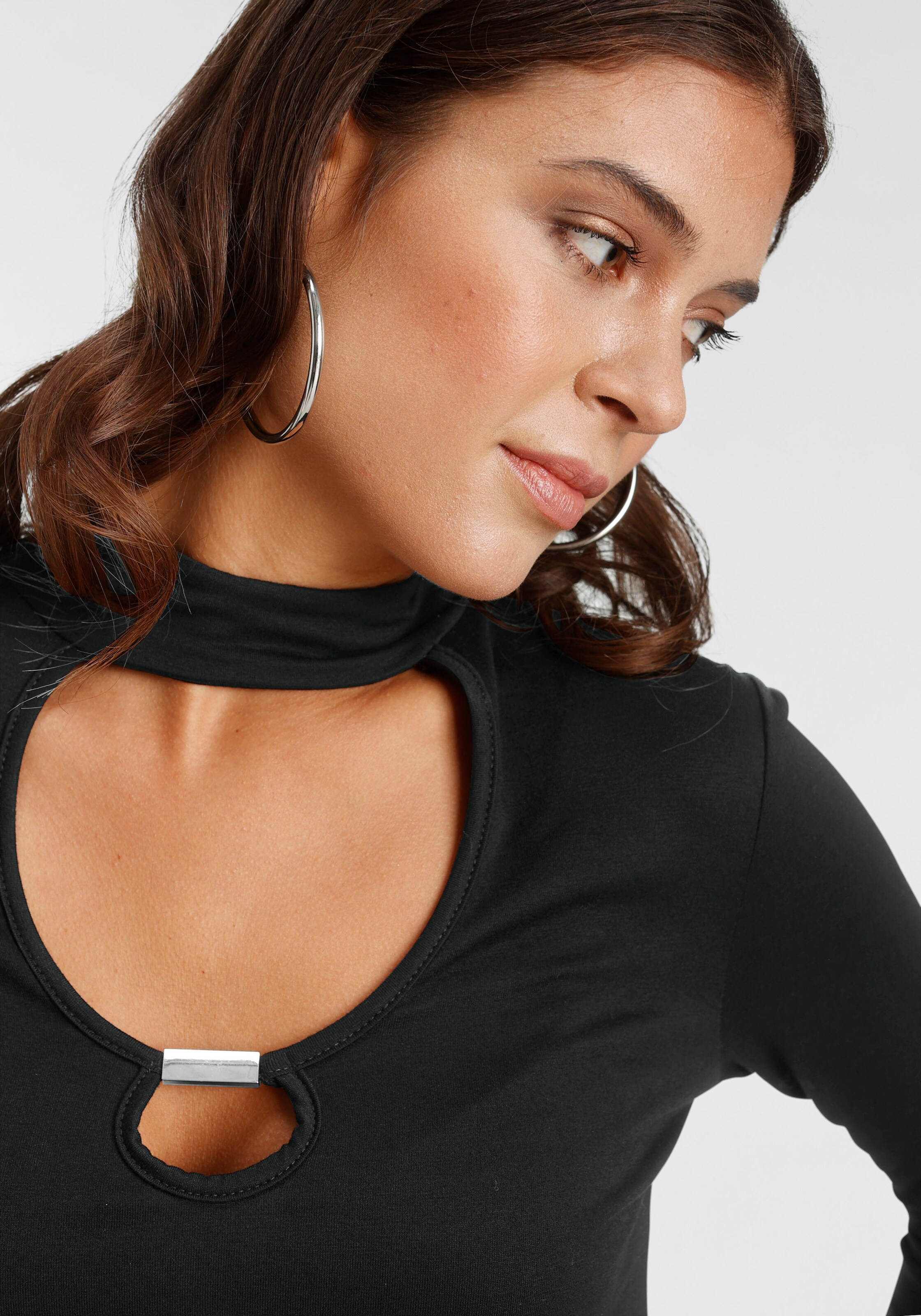 Frauen Shirts & Tops MELROSE Shirt in Schwarz - YL50069 Frauen Shirts & Tops MELROSE Shirt in Schwarz - YL50069