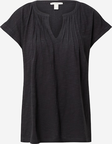 T-shirt ESPRIT en noir : devant