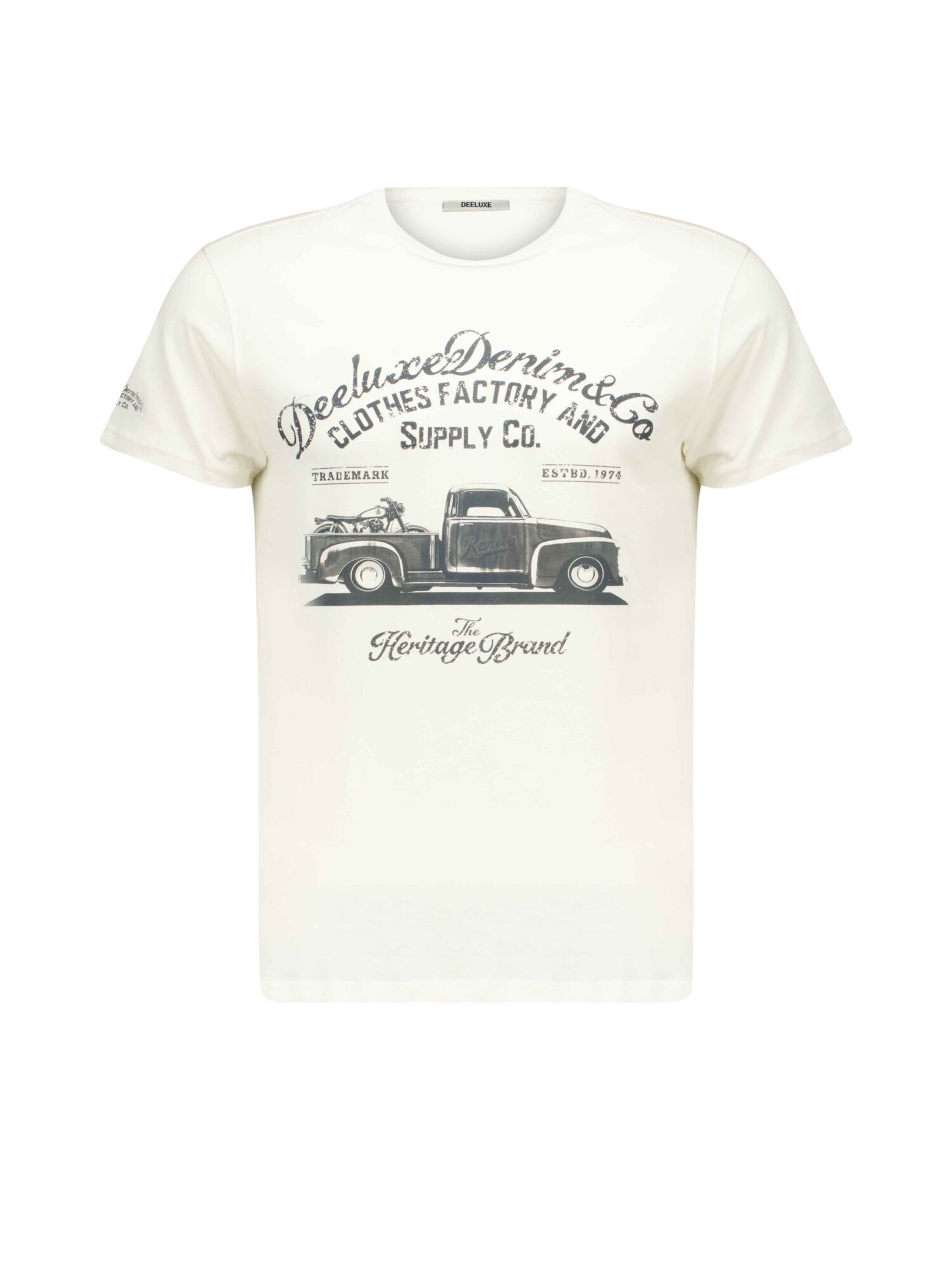 Deeluxe Shirt 'TRUCK ' in Wit: voorkant