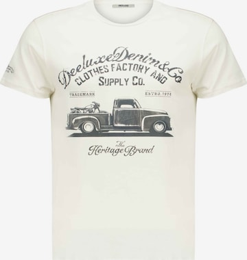 T-Shirt 'Truck' Deeluxe en blanc : devant