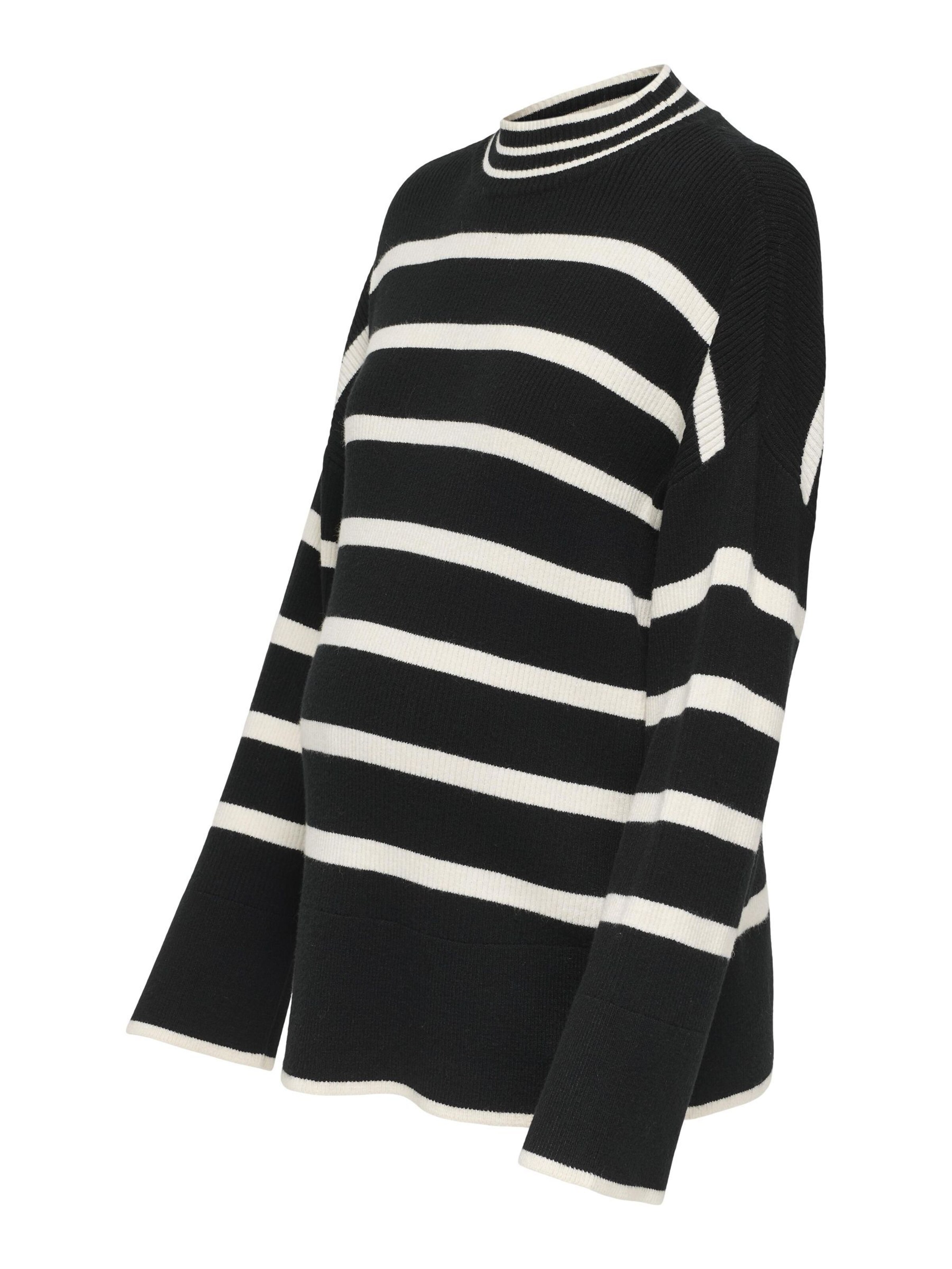 Only Maternity Pullover 'IBI' in Schwarz