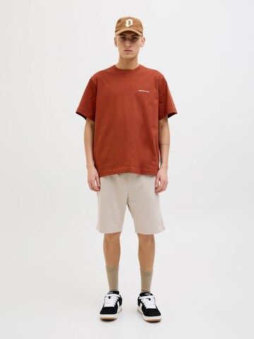 T-Shirt 'JORPAROS EASTER' JACK & JONES en marron