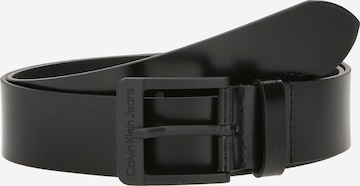 Ceinture 'CLASSIC' Calvin Klein Jeans en noir : devant