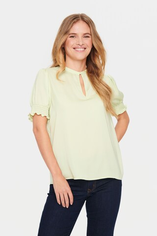 SAINT TROPEZ Blouse 'Nunni' in Geel: voorkant