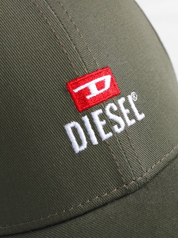 DIESEL Cap 'NEW-D-LOGO-OUT' in Green
