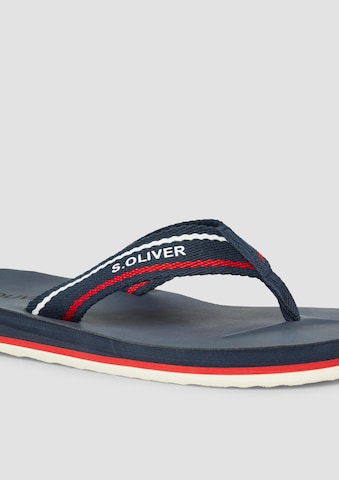 Chaussure à lacets s.Oliver en bleu