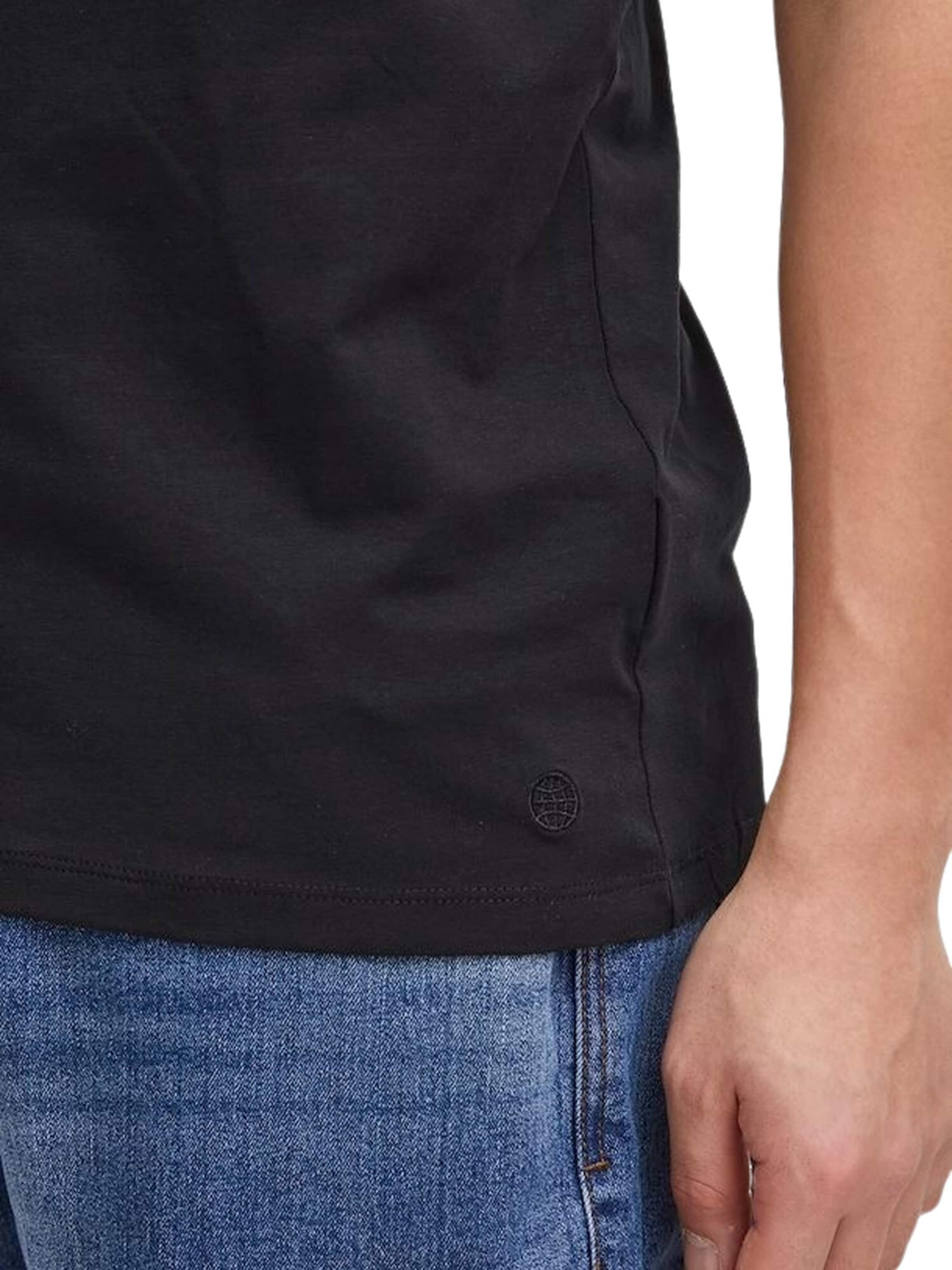 BLEND Regular fit Μπλουζάκι 'Nico' σε μαύρο