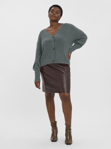 Vero Moda Curve Cardigan 'LEA' i grøn