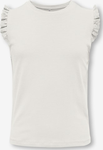 ONLY GIRLS Topp 'KOG30 AIAH' i vit: framsida