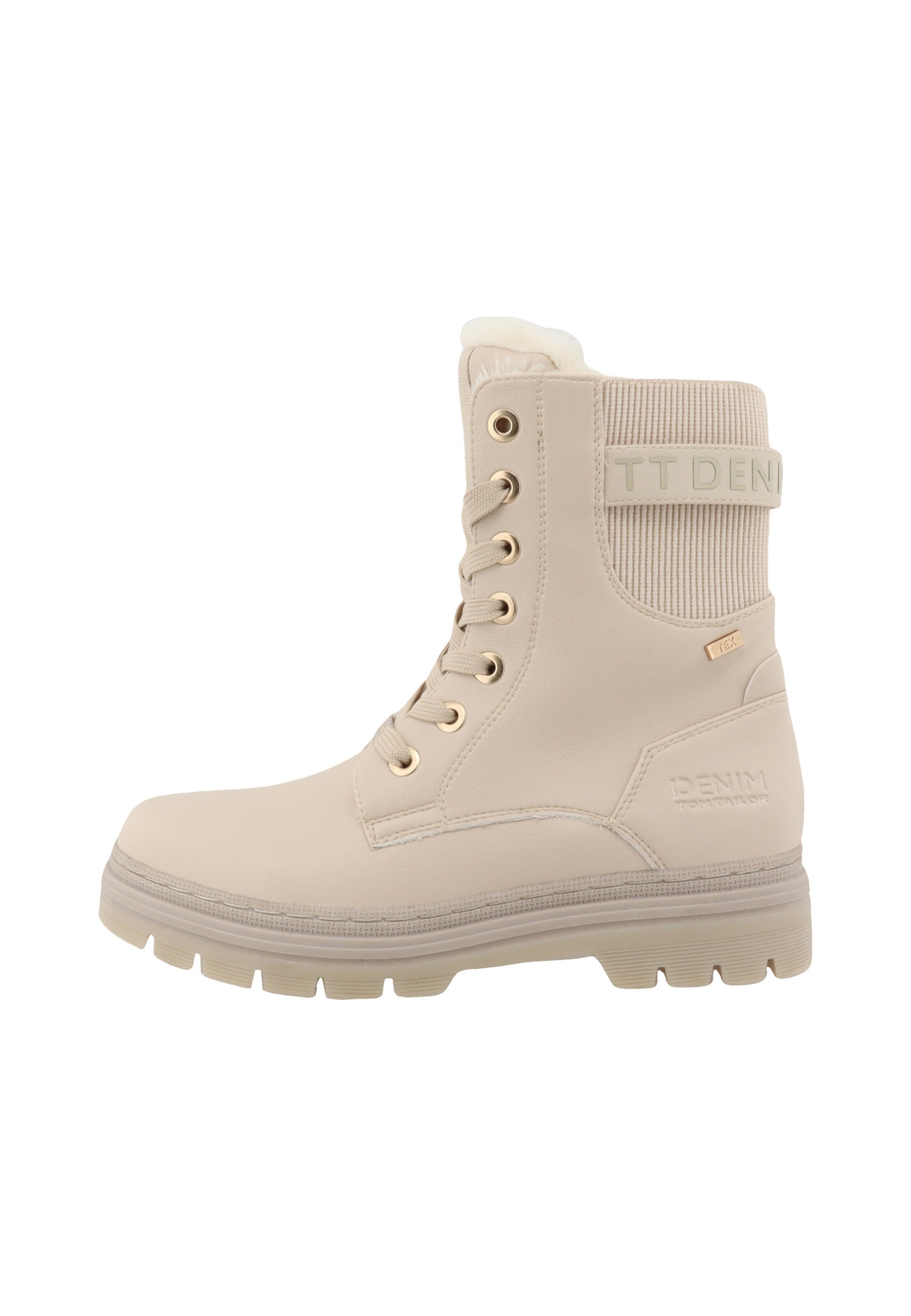 Stivaletto stringato di TOM TAILOR in beige