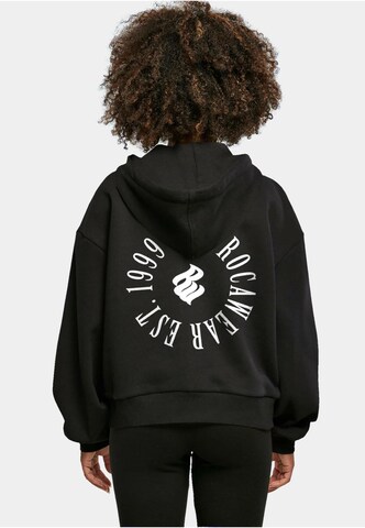 ROCAWEAR Sweatshirt in Schwarz: Vorderseite
