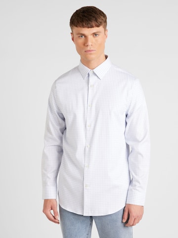 Banana Republic Slim fit Button Up Shirt in Blue: front