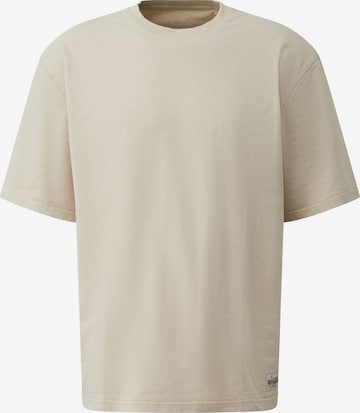 QS Shirt in Beige: front