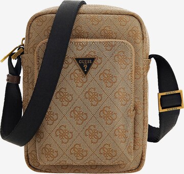 Sac à bandoulière 'Vezzola' GUESS en beige : devant