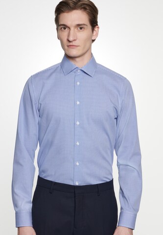 Coupe slim Chemise SEIDENSTICKER en bleu