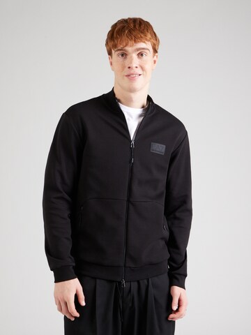 EA7 Emporio Armani Кофта на молнии в Черный: спереди