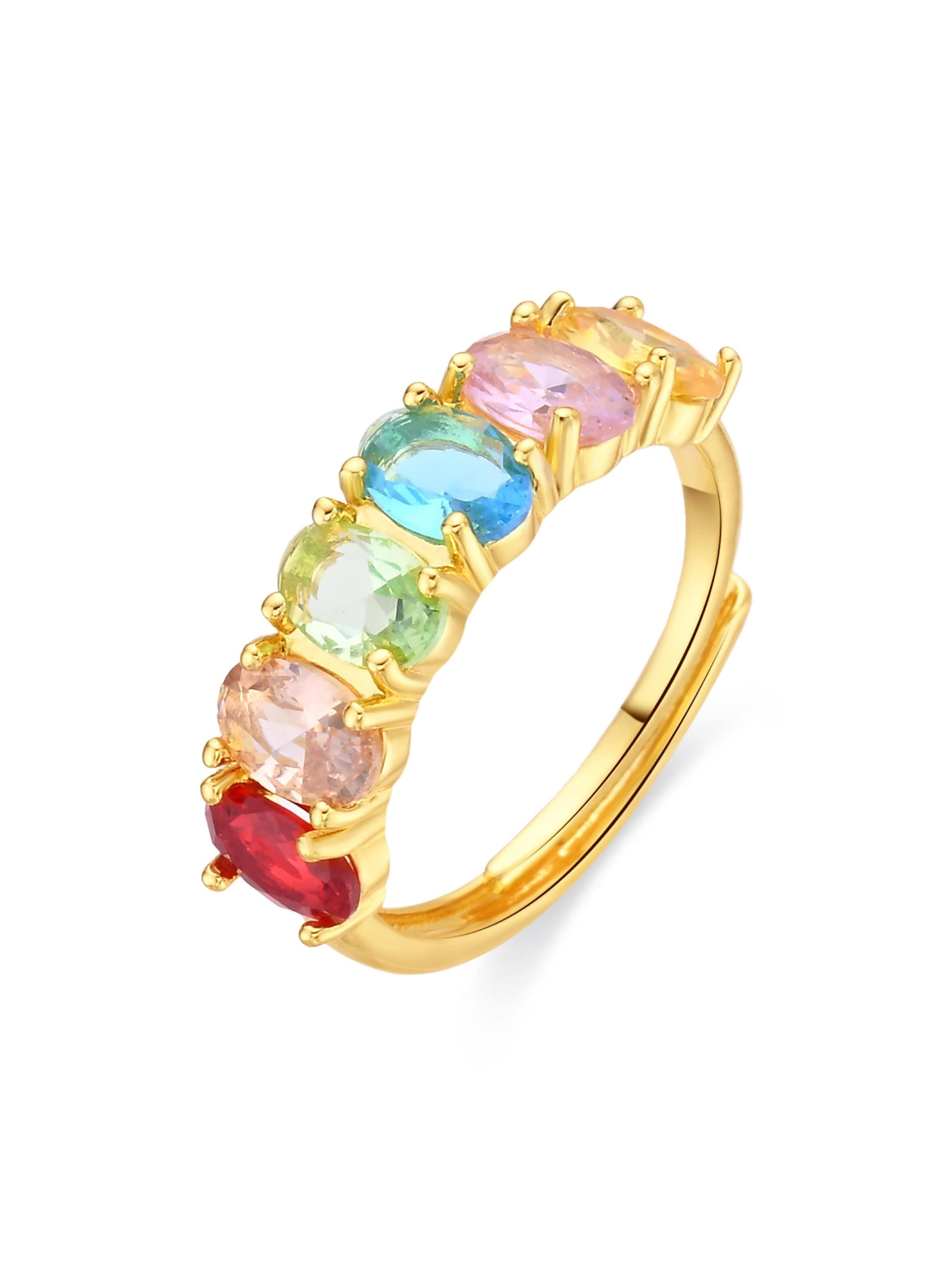 Luxenter - Anillo 'Draghi' en Mezcla de colores: frente