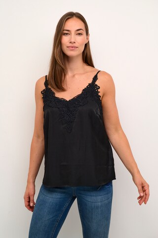 Cream Blouse 'Anna' in Black: front