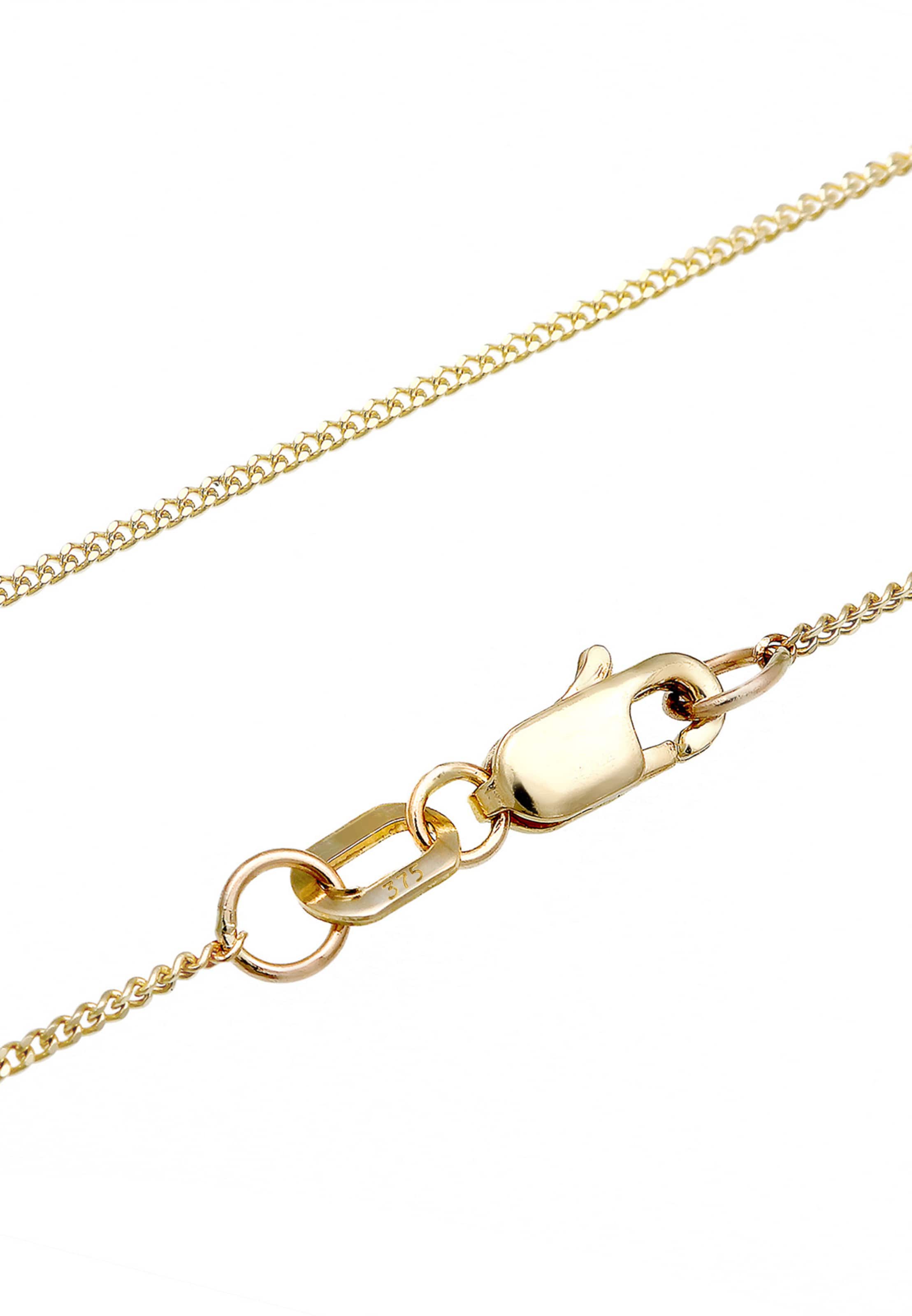 Frauen Schmuck ELLI PREMIUM Halskette Geo, Kreis in Gold - PI96402