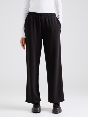 Wide leg Pantaloni 'Edilina Ima Q' de la MSCH COPENHAGEN pe negru: față