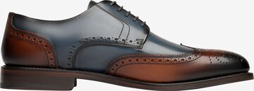 Henry Stevens Lace-Up Shoes 'Marshall FBD' in Blue