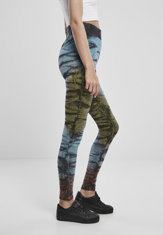 Urban Classics Skinny Leggings in Blau