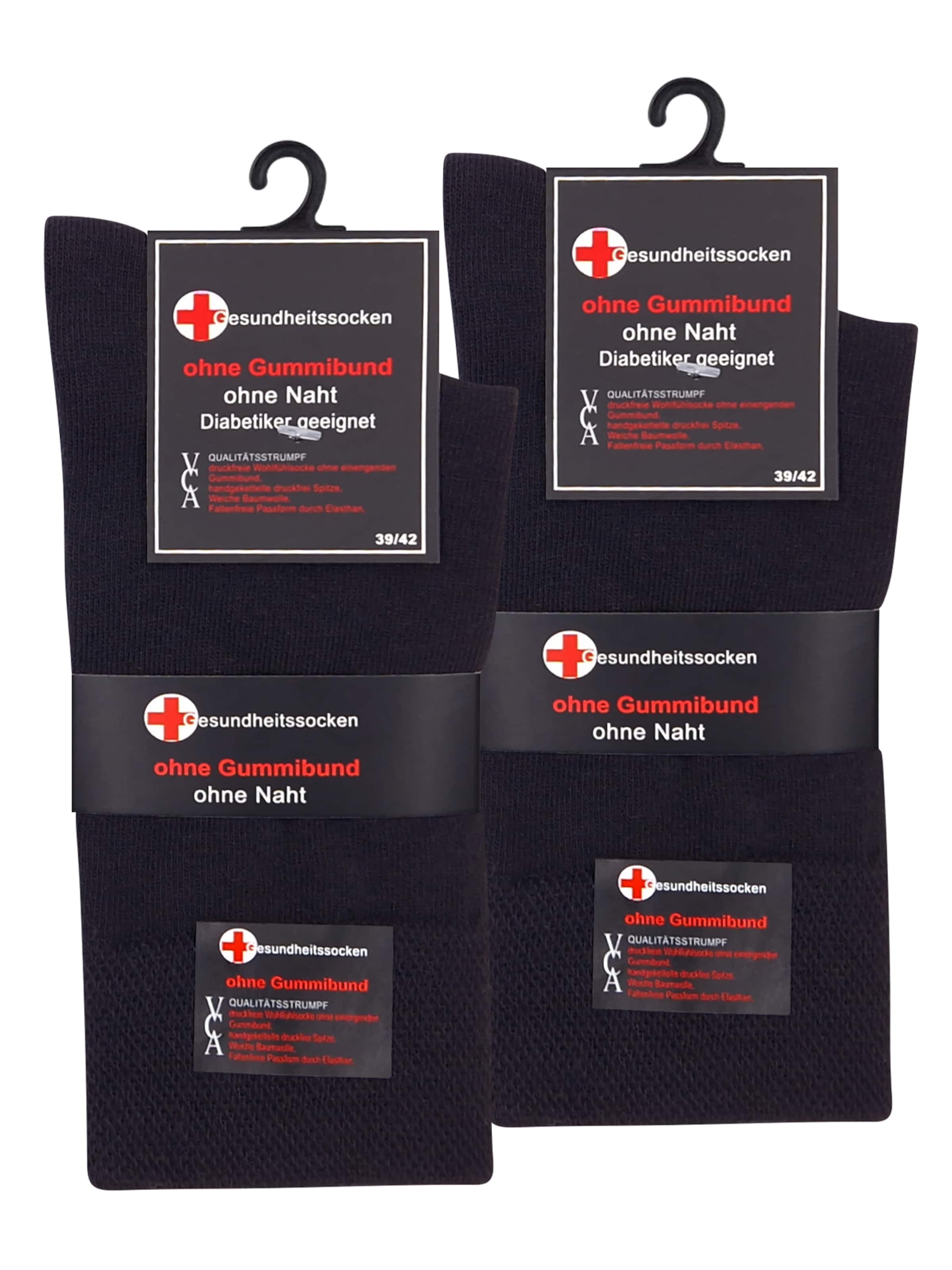 Calzino di Cotton Prime in nero