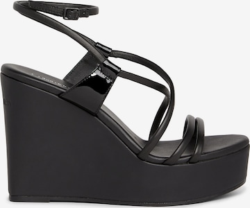 Calvin Klein Sandale in Schwarz