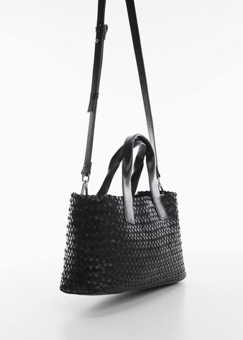 MANGO Handbag ' min gardenia' in Black