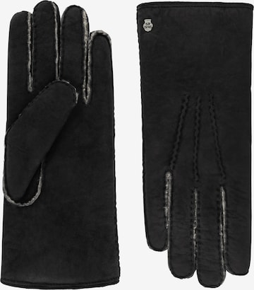 Mezzoguanti 'ASPEN' di Roeckl in nero: frontale