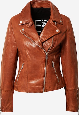 FREAKY NATION Between-Season Jacket 'Yara' in Brown: front