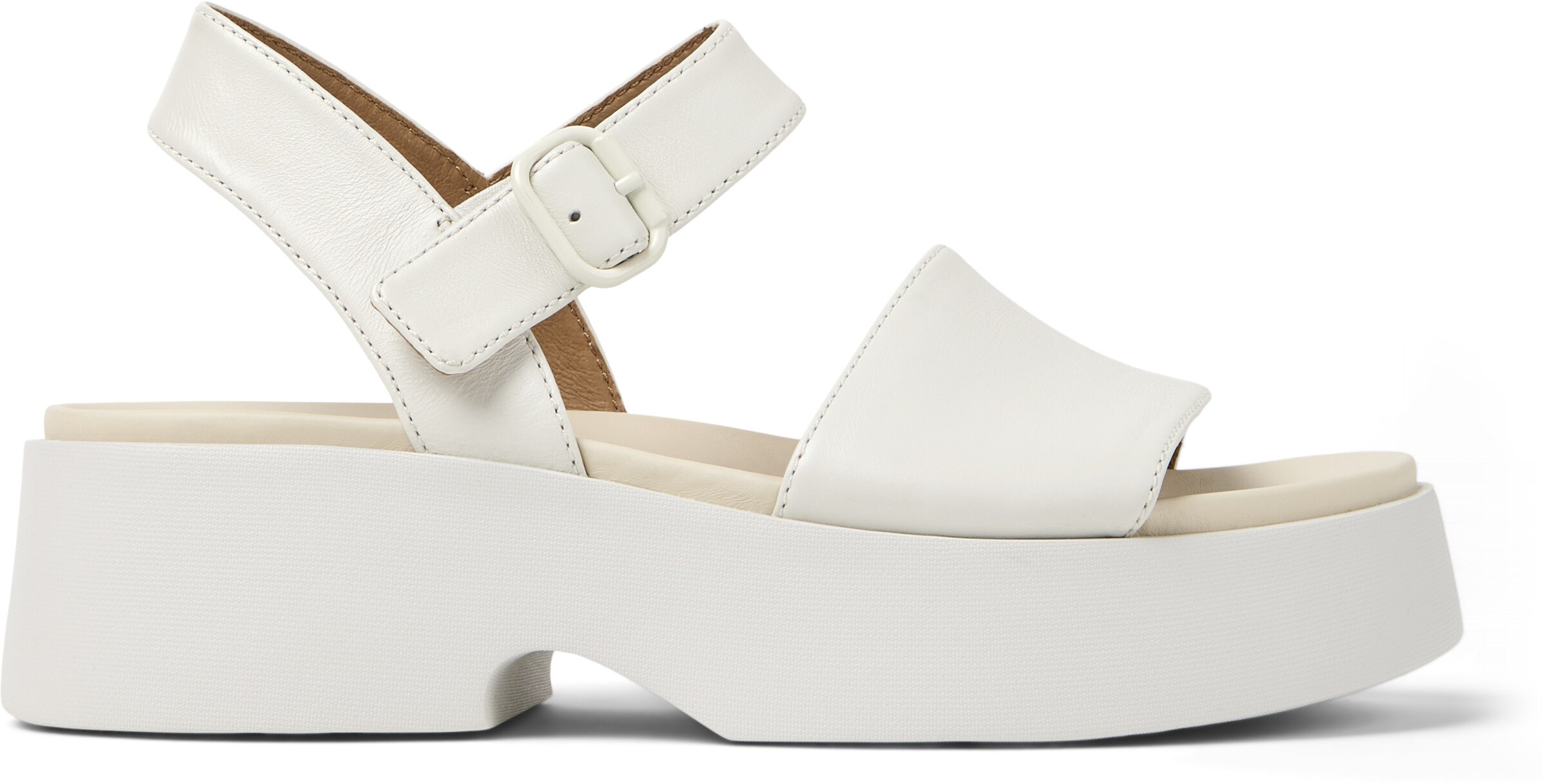 CAMPER Strap Sandals ' Tasha ' in White