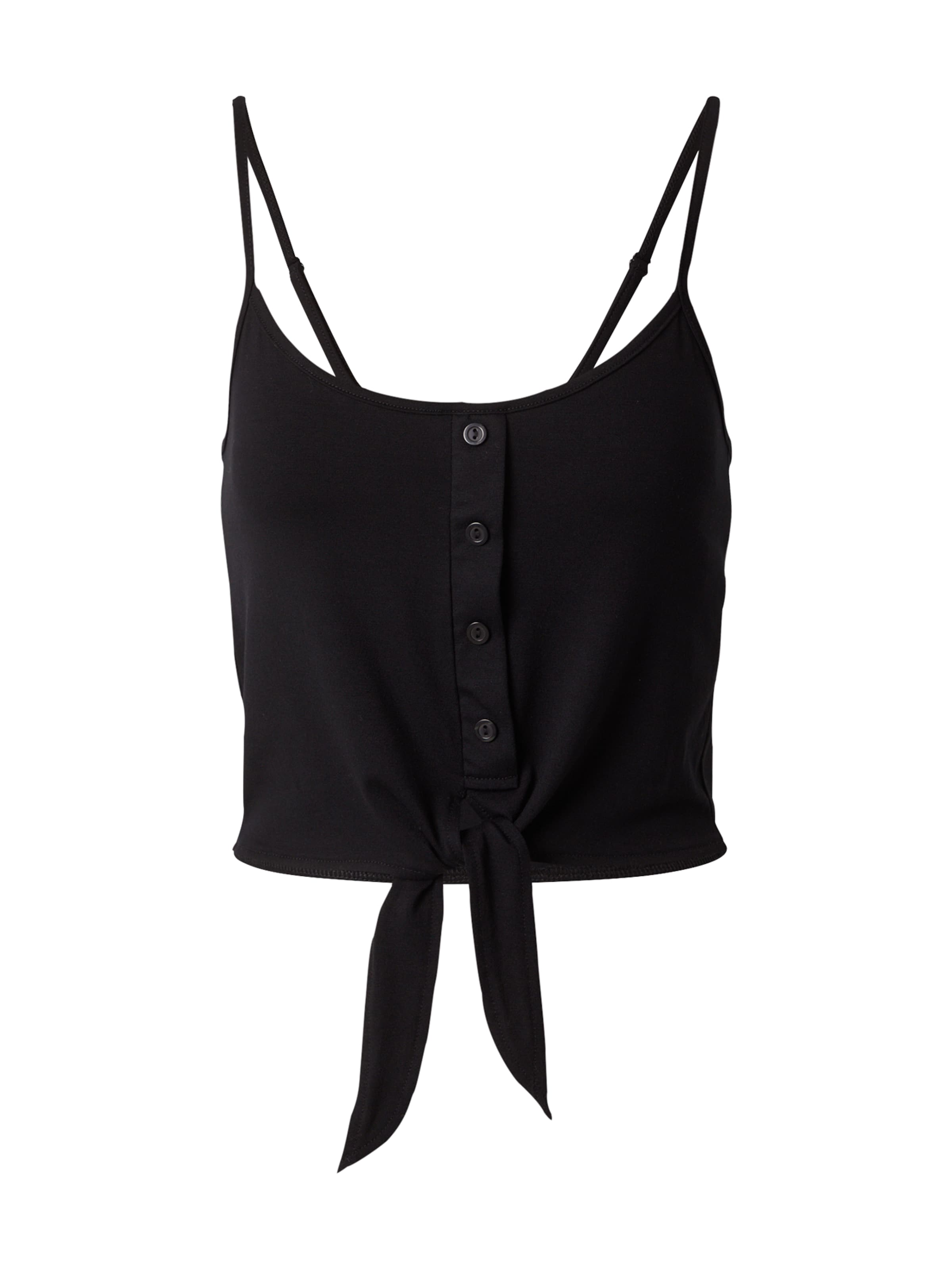 ABOUT YOU Topp 'Sarah', värv must: eest vaates