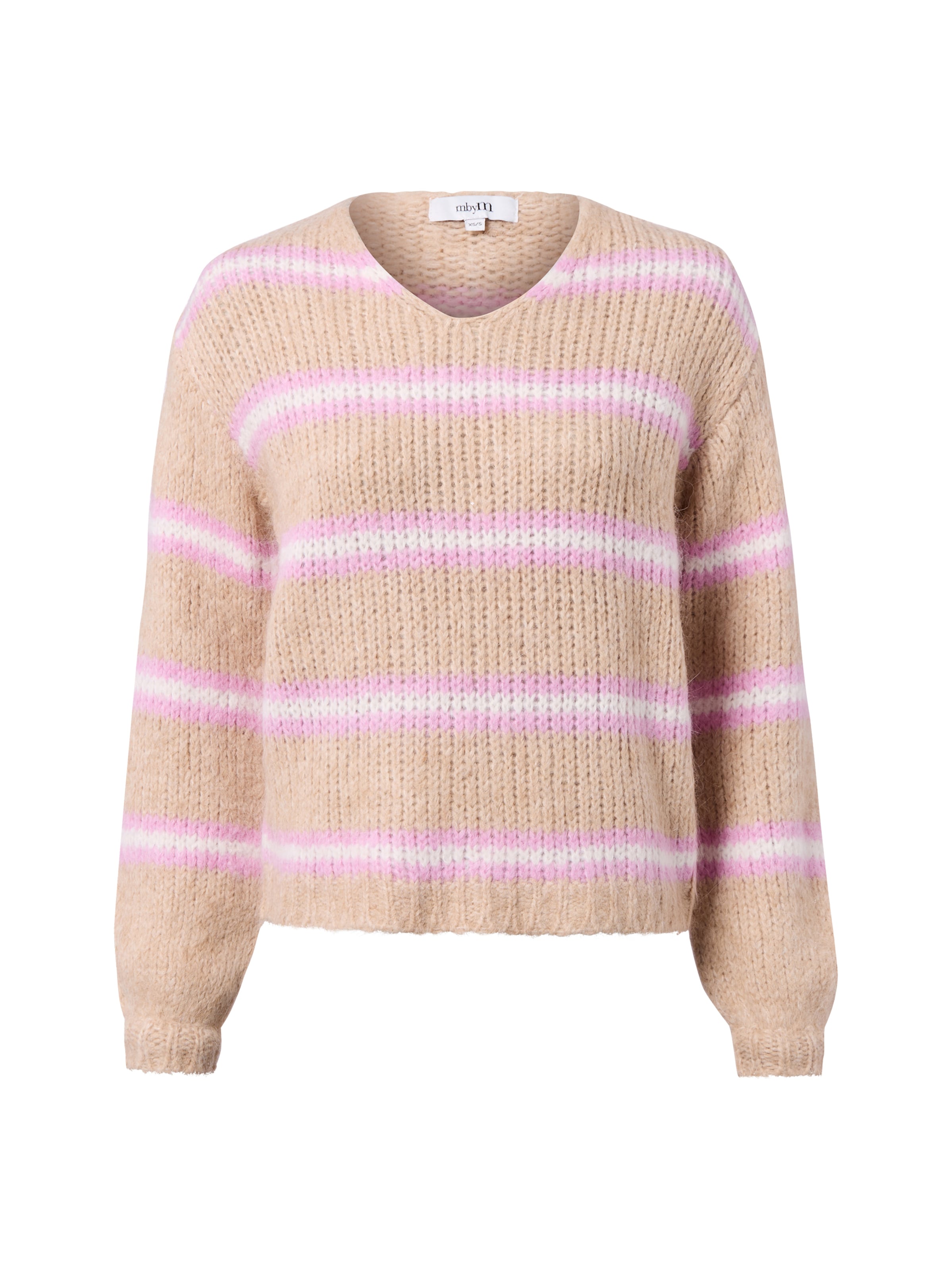 Pull-over 'Gatilin' mbym en beige : devant