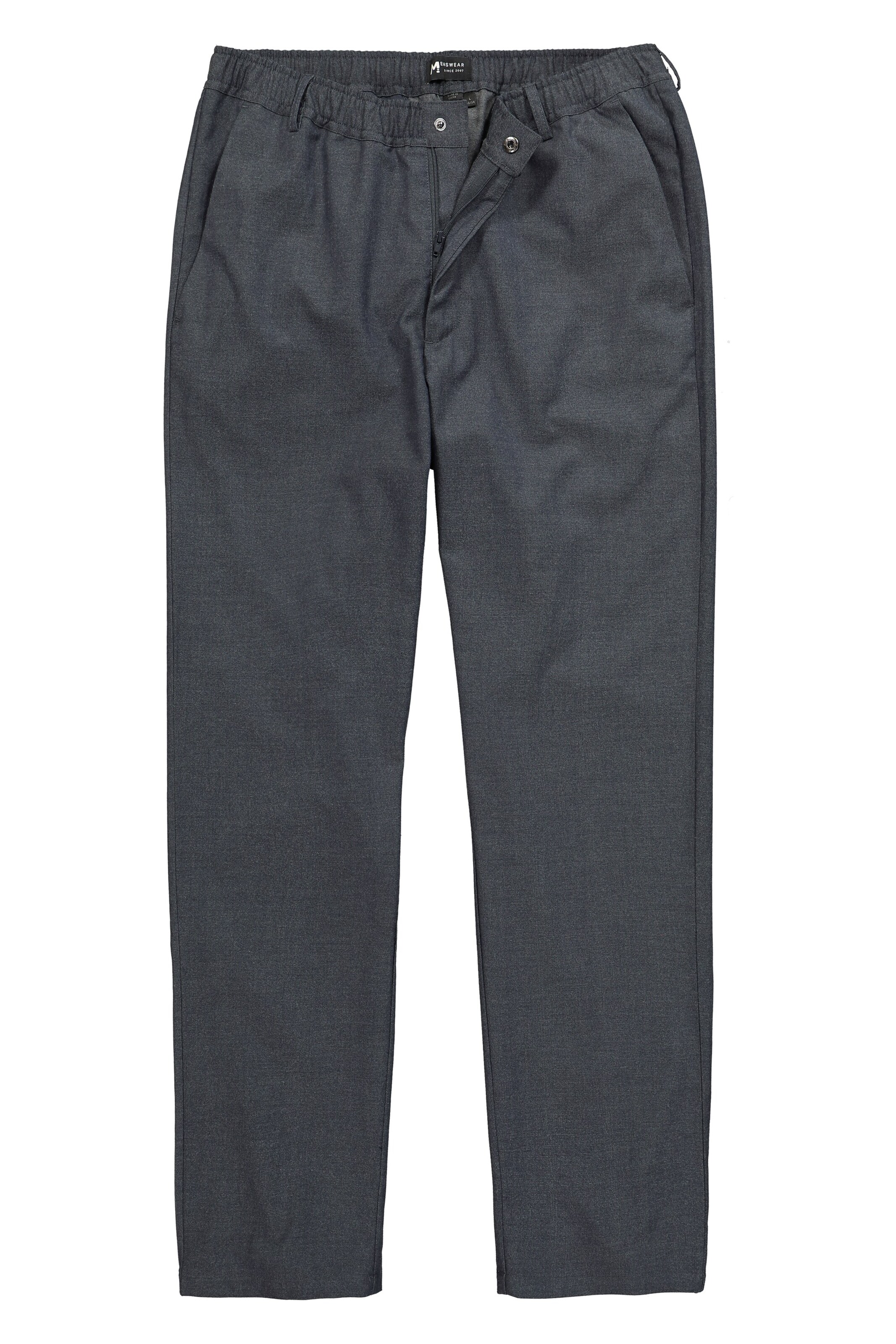 Men Plus Regular Broek in Blauw: voorkant