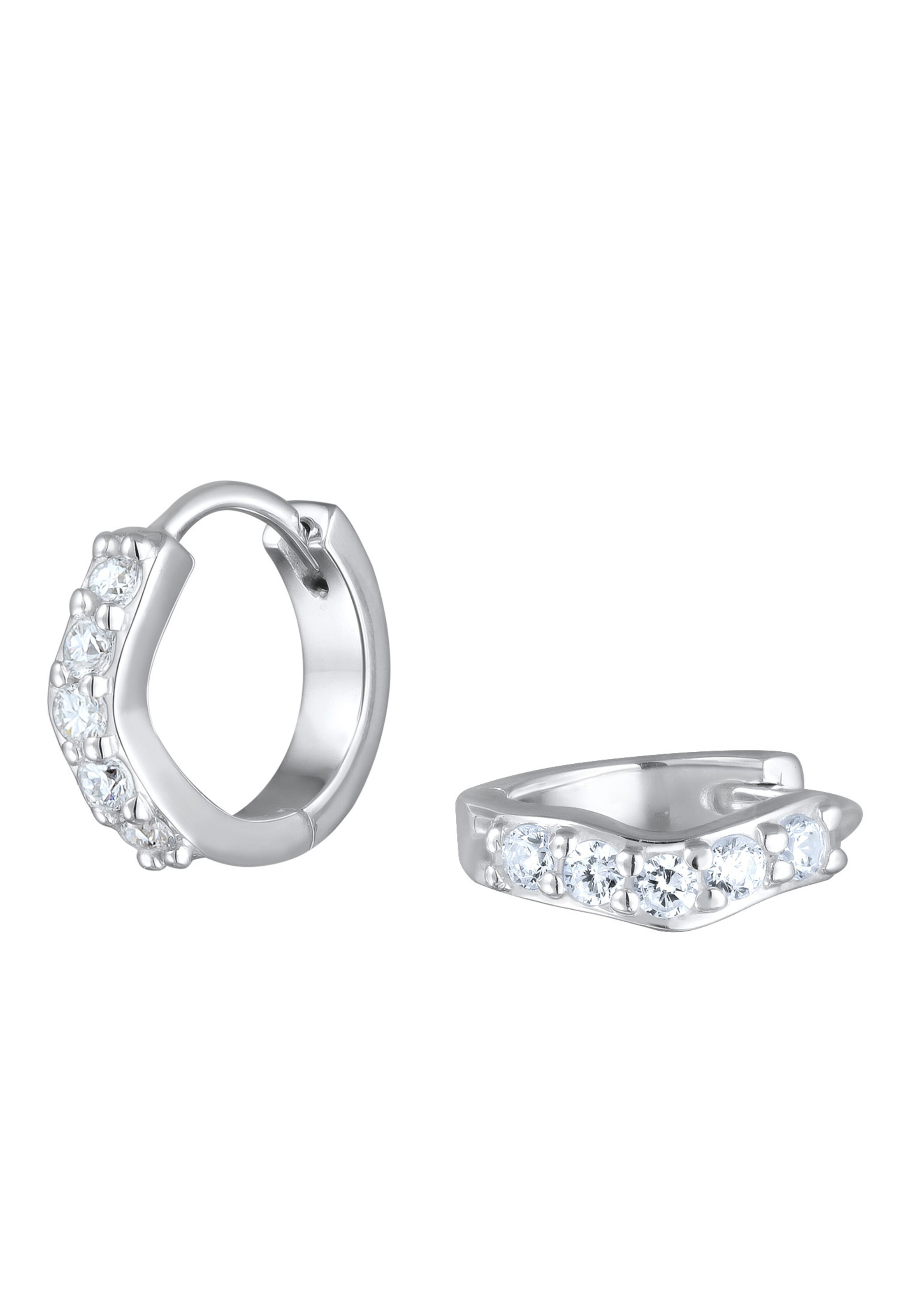 Elli DIAMONDS Oorbellen in Zilver