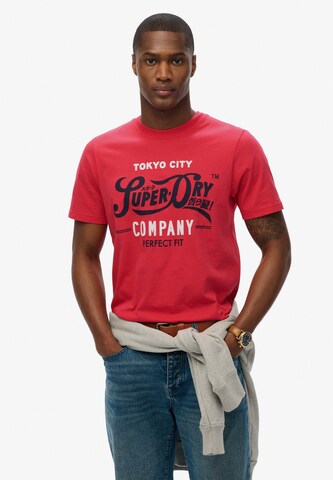 Superdry Shirt in Geel: voorkant