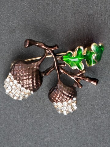 MayTree Brooch in Brown