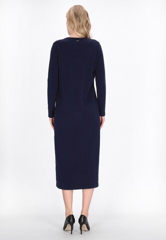 Robes en maille 'Classic' DreiMaster Klassik en bleu