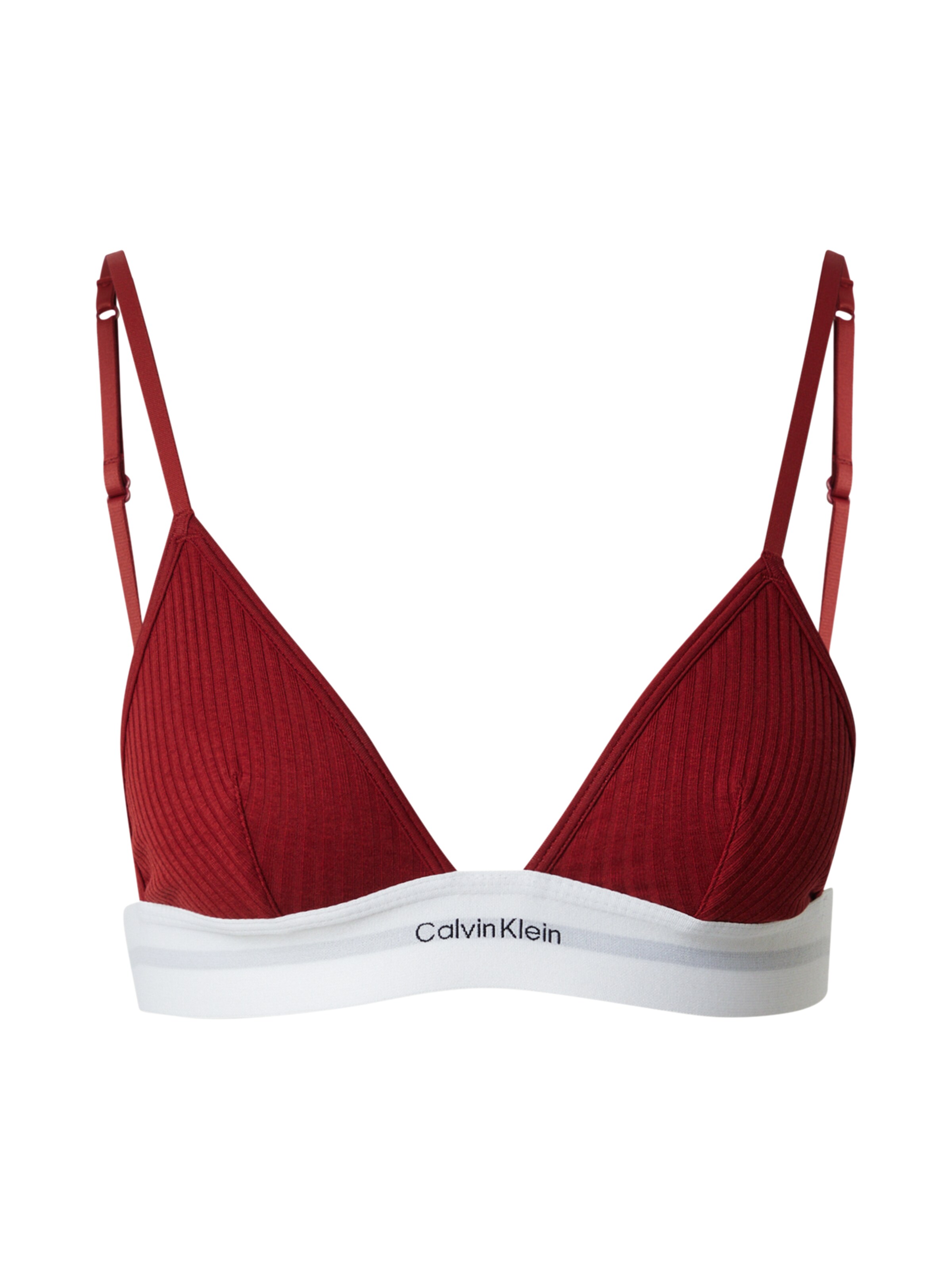 Calvin Klein Underwear Trojuholníky Podprsenka - Červená: predná strana