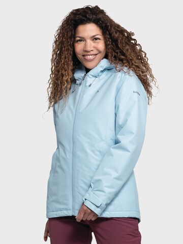 Veste fonctionnelle 'Wildkar WMS' Schöffel en bleu : devant