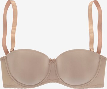 NUANCE - Bandeau Sujetador en beige